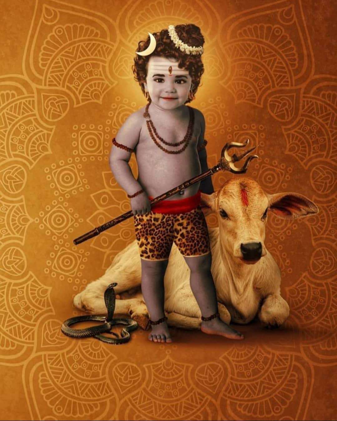 DOWNLOAD 49 LITTLE SHIVA WALLPAPER - Bholenathh